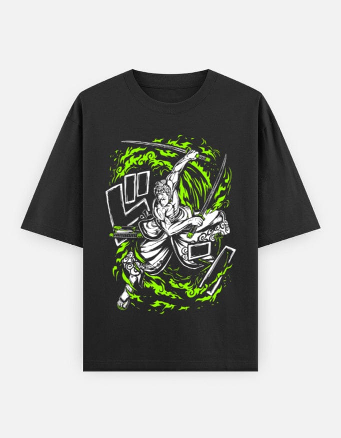 Roronoa Art Oversized Tee - Image 1